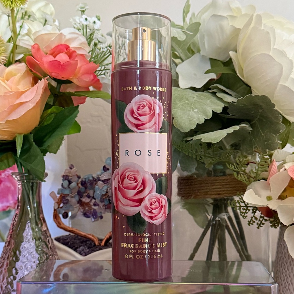 🆕🌷 BATH & BODY WORKS “ROSE” FINE FRAGRANCE MIST. FULL SIZE. BRAND NEW.
